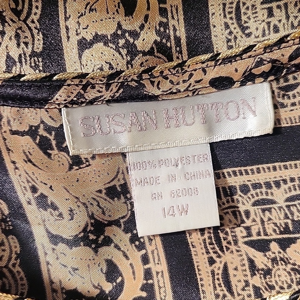 Susan Hutton Classy Dressy Women’s Blouse, Size: 14 W - Picture 9 of 10